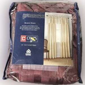 Burgundy Chaps 84” rod pocket panel